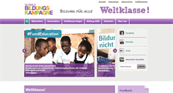 Desktop Screenshot of bildungskampagne.org